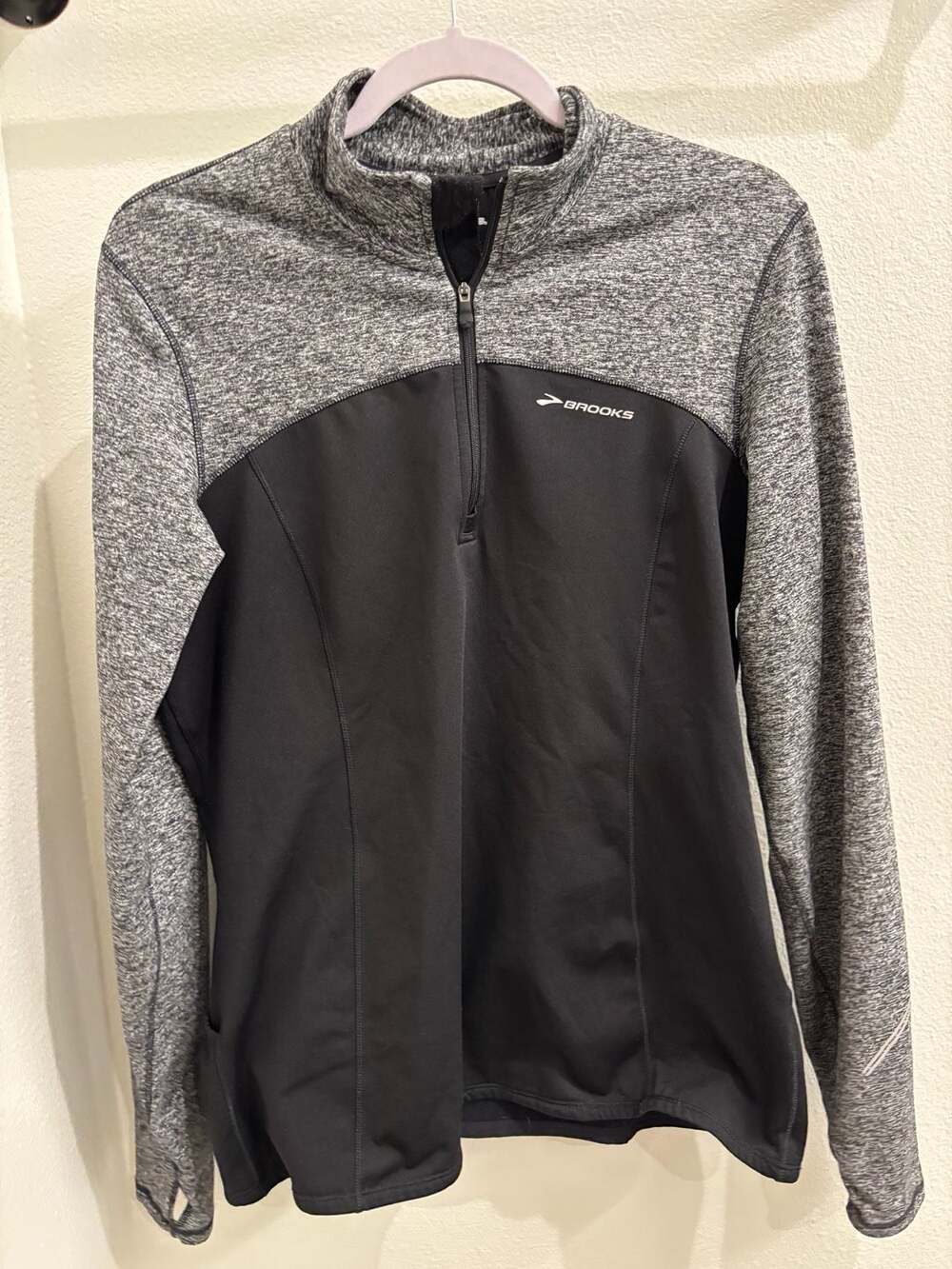 Brooks 1/4 Zip Pullover Size L